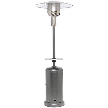 AZ PATIO HEATERS Propane41000 BTU, With Table, Silver HLDS01-CBT